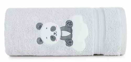 Ręcznik dziecięcy Panda Baby 63 Eurofirany srebrny