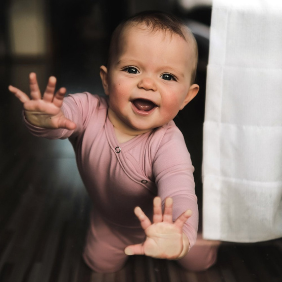 SPO.4286 Spodnie niemowlęce Doctor Nap - papaya