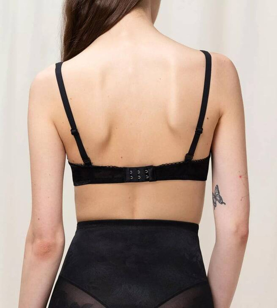 Biustonosz usztywniany Wild Rose Sensation WP Triumph - czarny