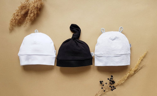 1615S Universal Czapka niemowlęca Marija - szary