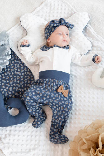 179098 Sonia Body z długim rękawem rozpinane Nicol - krem