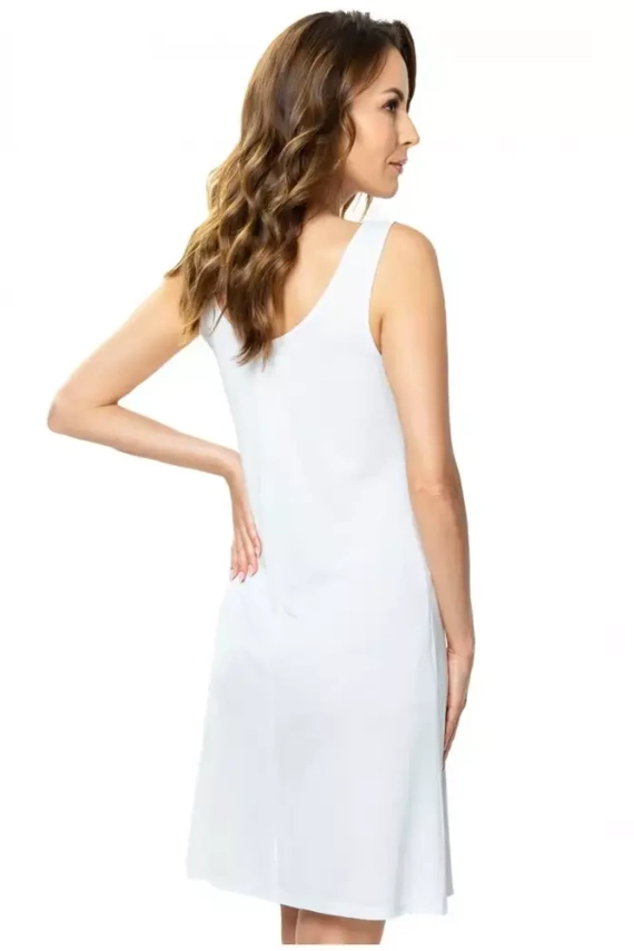 Koszula nocna z koronką 86553 Cloe Mewa biały