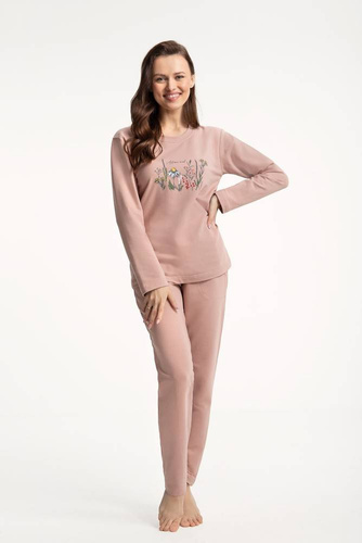 312 Dres Damski Luna- różowy