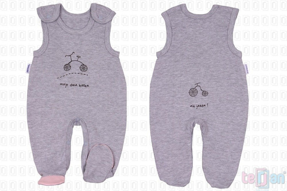 Śpioch bawełniany "BIKE" ecru Terjan