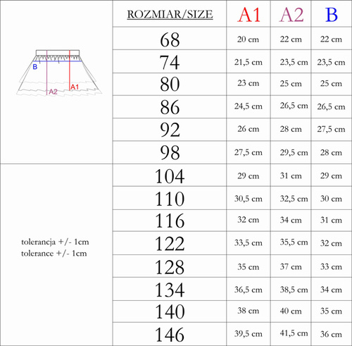 212174 Tola Spódniczka tiulowa Nicol