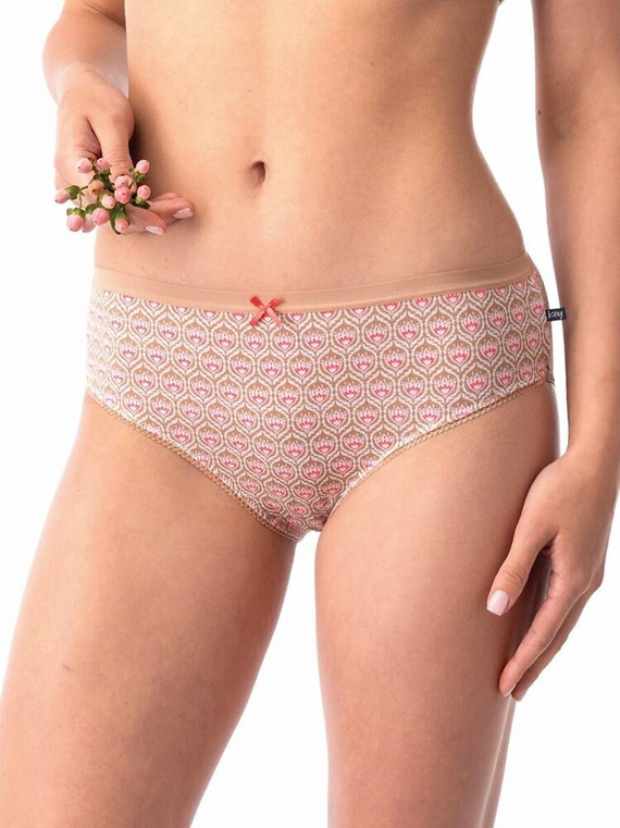 Figi damskie LPC 736 2-pak Key niebieski brązowy