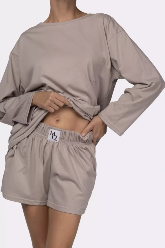 Piżama damska Joy longsleeve Mona beige