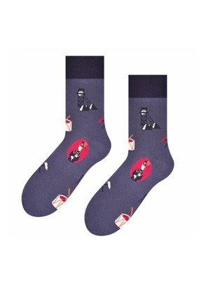 art.118 Folk Skarpety męskie Steven 009 grafitowy