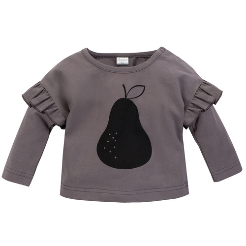 Bluzka z długim rękawem Tres Bien Pinokio - grafit 