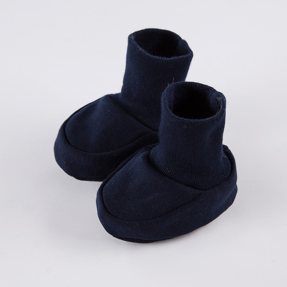 Buciki niemowlęce 3-pak Good Day Eevi - granatowy/zielony/beżowy