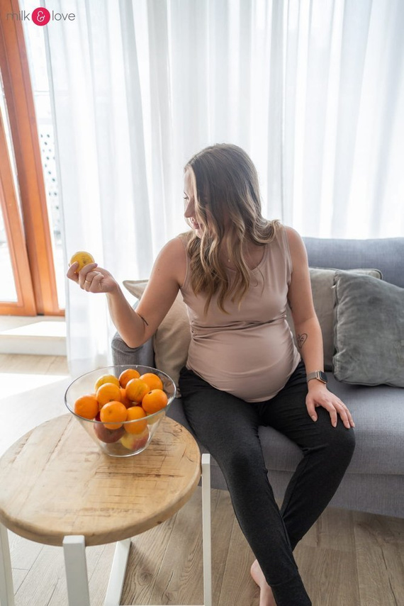 Joggersy spodnie ciążowe Milk&Love czarny