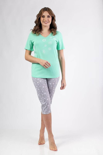 Piżama Damska 696 Regina zielony