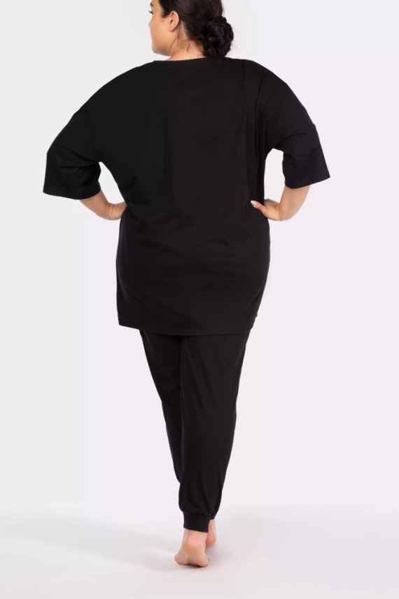 Piżama damska Homie shortsleeve Mona black