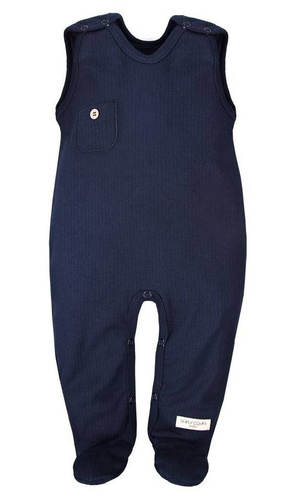 Śpiochy niemowlęce z kieszonką "Simply Comfy" - granat
