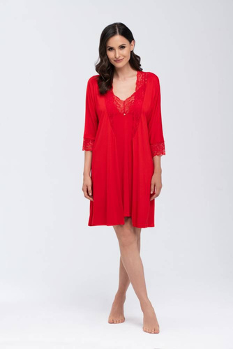 Koszula Nocna Monica Babella - czerwona