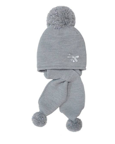 Komplet Czapka + szalik dziecięca 42-429 AJS mix-kolor