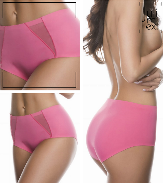 Pearl Panty Figi damskie Julimex - malina