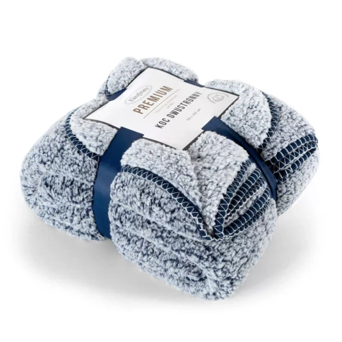 Koc narzuta Koala Eurofirany granatowy  