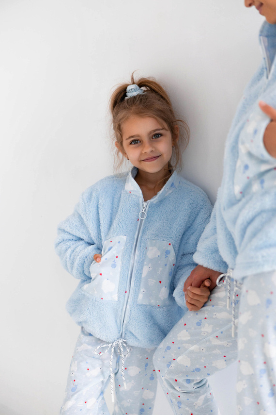 Bluza dziecięca Blue Dream Kids Sensis - błękitny