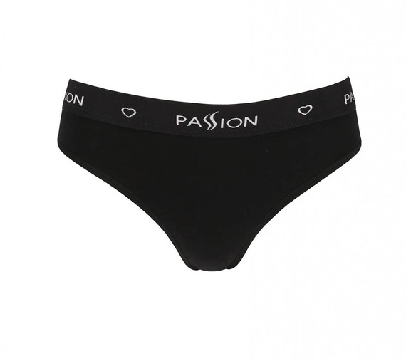Stringi damskie PS009 Passion czarny