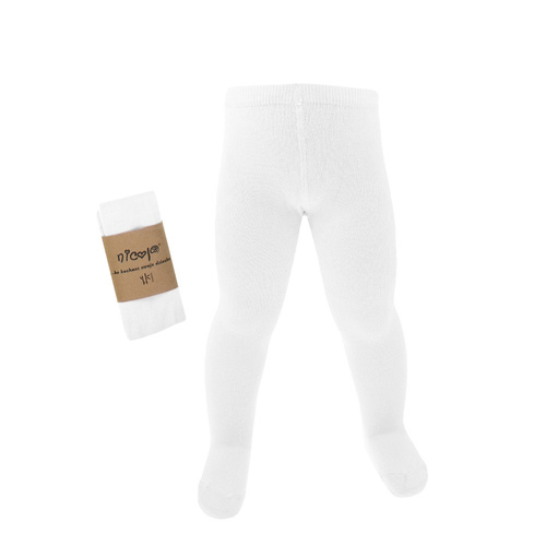 Rajstopy bambusowe 141603 Nicol - biały