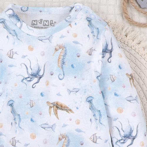 Body niemowlęce Sea Of Joy Nini – bawełna organiczna, długi rękaw