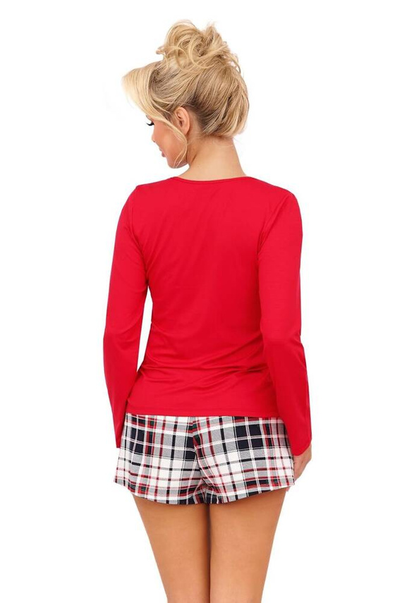 Piżama Damska Ho Ho II 1/2 Donna - czerwony