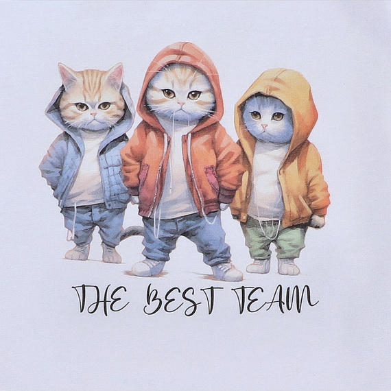 Bluzka chłopięca z długim rękawem KAR-1010/BIA Lagarto Verde biały