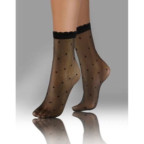 Skarpetki damskie Sesto Senso wzór 02 kropki