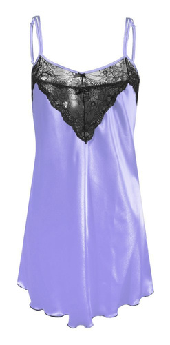 Koszulka satynowa damska DKaren - błękit