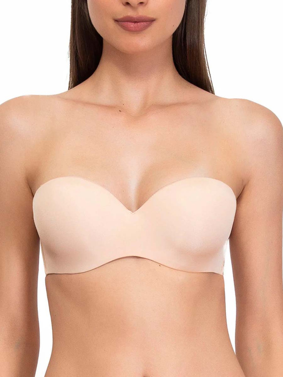 Fantastic 1580 – ekskluzywny biustonosz bandeau push-up z mikrofibry