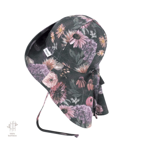 Kapelusz przeciwsłoneczny bambusowy Mystery of Flowers Makaszka