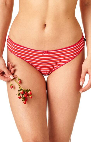 Figi damskie 2-pak LPR 331 B22 A'2 Key różowy-pomarańczowy