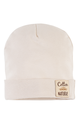 Czapeczka niemowlęca "Unitone MoonBeam" Makoma beżowy