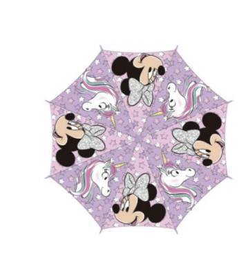 Parasolka dla dzieci Myszka Mini Minnie Mouse parasol Setino unicorn gwiazdki różowy