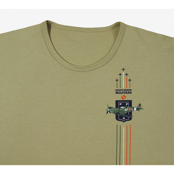 Bawełniana piżama męska 7538 Sesto Senso - khaki