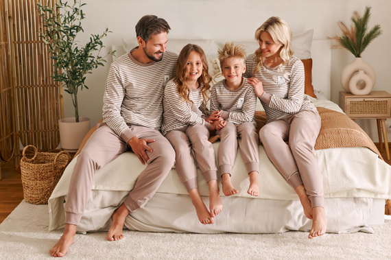 PMB.4530 "Bear" Piżama Męska Doctor Nap - beige