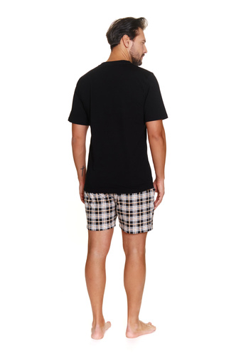 PMB.7231 Piżama Męska Doctor Nap - black