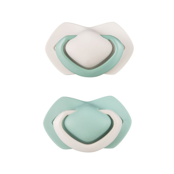 Zestaw smoczków uspokajających pure color Canpol Babies zielony