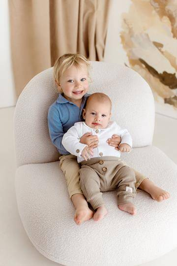 Koszulobody długi rękaw muślinowe "Just Muslin Blue" Makoma