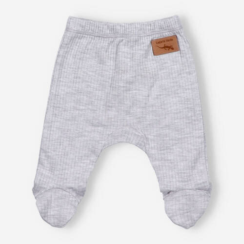 Lagarto Verde Półśpiochy z dzianiny prążkowej - Szary