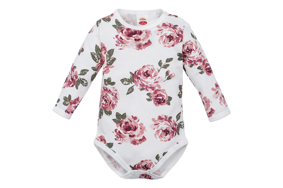 Body z długim rękawem "ROSES" Makoma