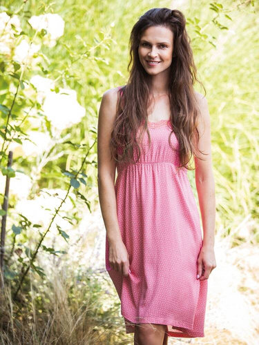 Koszula damska 562  Key różowy