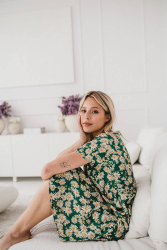 Sukienka ciążowa i do karmienia Lovely Dress Milk&Love zielony