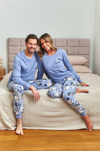 Doctor Nap 7346 – bawełniana piżama damska, wzór owce