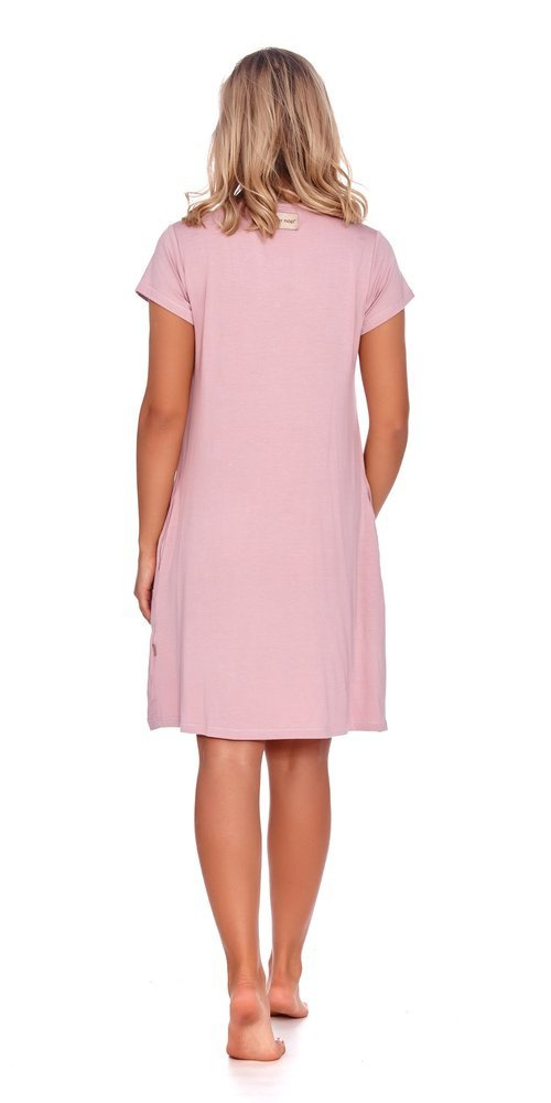 Koszula Nocna ciążowa i do karmienia 9941 Doctor Nap - flamingo