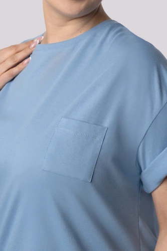 Piżama damska Joy shortsleeve Mona sky blue 