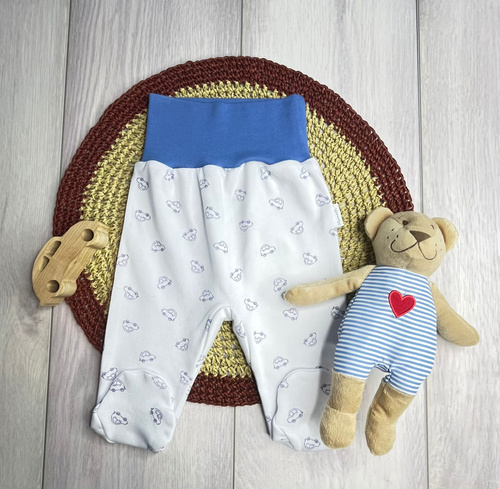 Bawełniane półśpiochy dla niemowląt Mamatti PD15620 garbuski