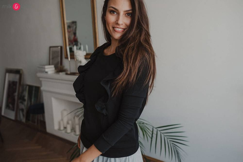 Bluzka do karmienia Milky Waves Milk&Love czarny