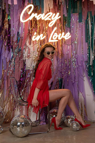 Szlafrok damski 674 Florencja Forex - czerwony